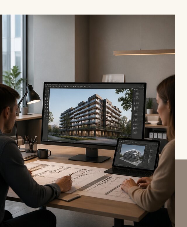 3D визуализация архитектуры и объектов строительства в Шарыпове