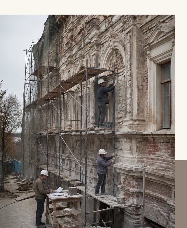 Реставрация объектов культурного наследия под ключ в Шарыпове