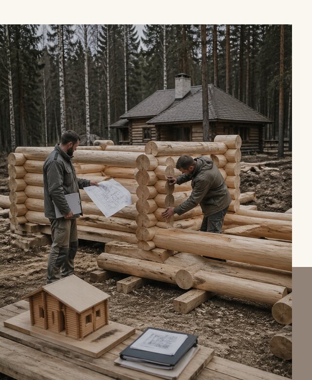 Проектирование и строительство домов из бревна в Шарыпове